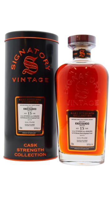 Knockando - Signatory Vintage Cask Strength Collection Single Cask #6 2010 15 year old Whisky