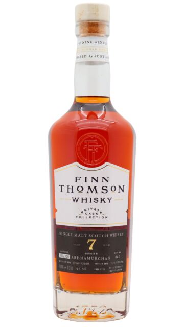 Ardnamurchan - Finn Thomson Single Sherry Cask Single Malt Scotch 2018 7 year old Whisky