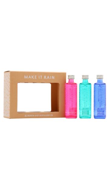 North Uist Distillery - Downpour Gin Miniature Gift Pack