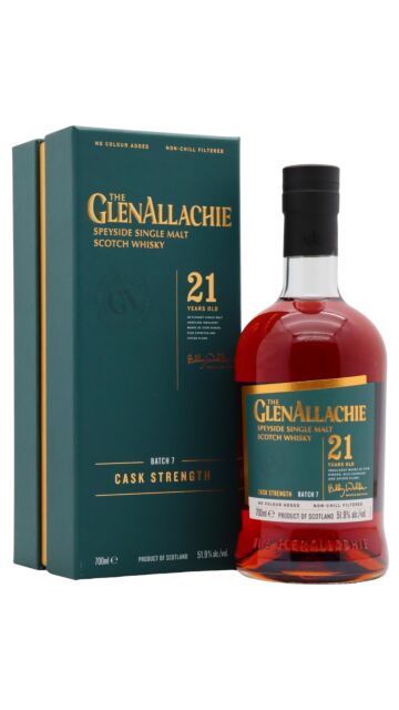 GlenAllachie - Cask Strength Batch #7 Single Malt Scotch 21 year old Whisky