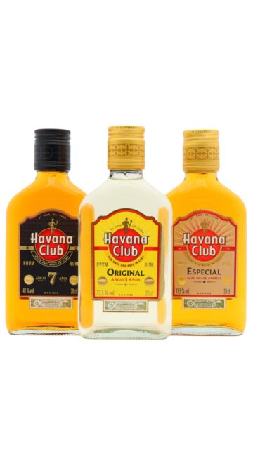 Havana Club - Anejo White, Anejo & Especial Rum Bundle