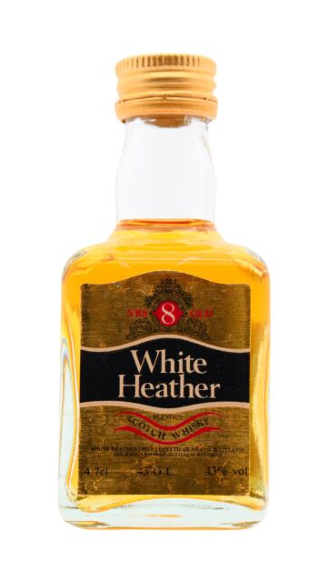 White Heather - Blended Scotch 8 year old Whisky Miniature