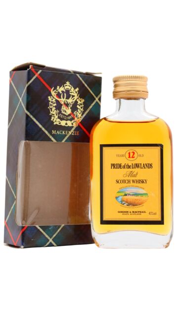 Pride of The Lowlands - Gordon & MacPhail Malt Scotch 12 year old Whisky Miniature