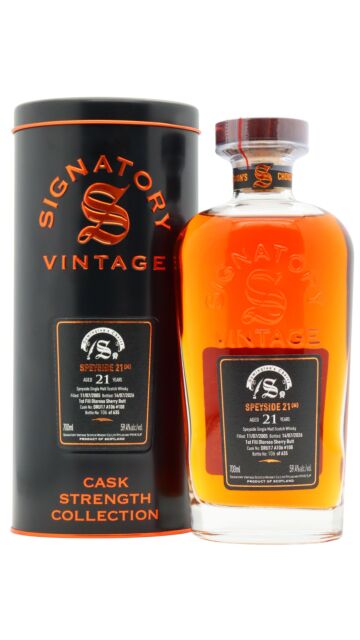 Undisclosed Speyside - (M) Signatory Vintage Symington's Choice Single Cask #108 2005 21 year old Whisky