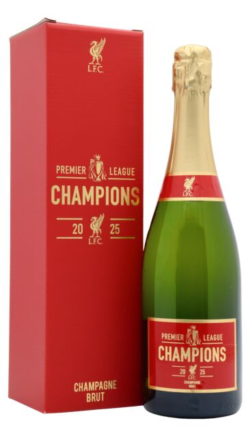 Liverpool F.C - Premier League Champions 2025 Champagne