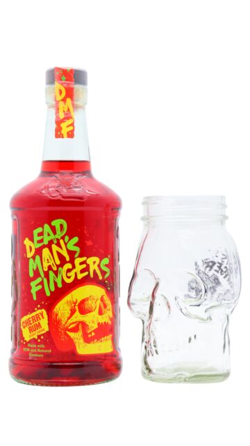 Dead Man's Fingers - Cherry Rum (Includes Skull Glass)