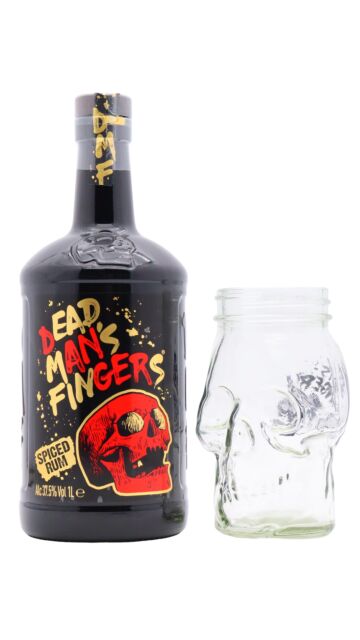 Dead Man's Fingers - Spiced Rum (Includes Skull Glass) (1 Litre)