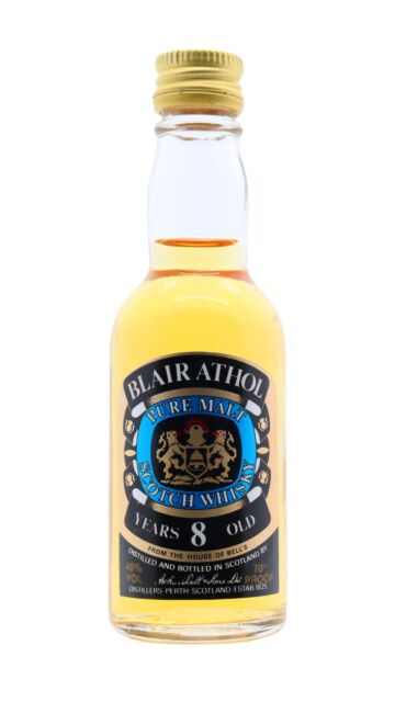 Blair Athol - Pure Malt Scotch 8 year old Whisky Miniature