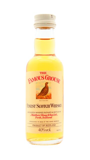 Famous Grouse - Finest Blended Scotch Whisky Miniature (Old Bottling)