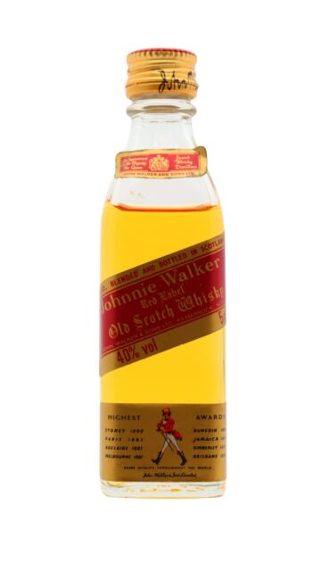 Johnnie Walker - Red Label Blended Scotch Whisky Miniature (1970's Bottling)