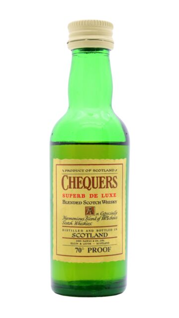 Chequers - Superb De Luxe Blended Scotch Whisky Miniature