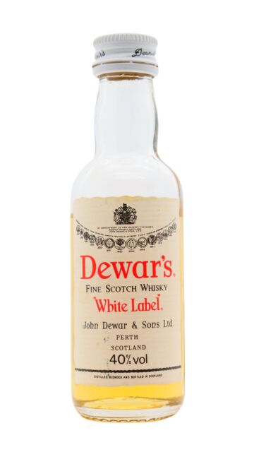 Dewar's - White Label Blended Scotch Whisky Miniature