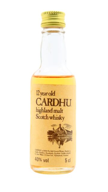 Cardhu - Highland Single Malt Scotch 12 year old Whisky Miniature