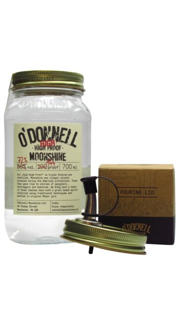 O'Donnell - High High Proof & Pouring Lid Moonshine