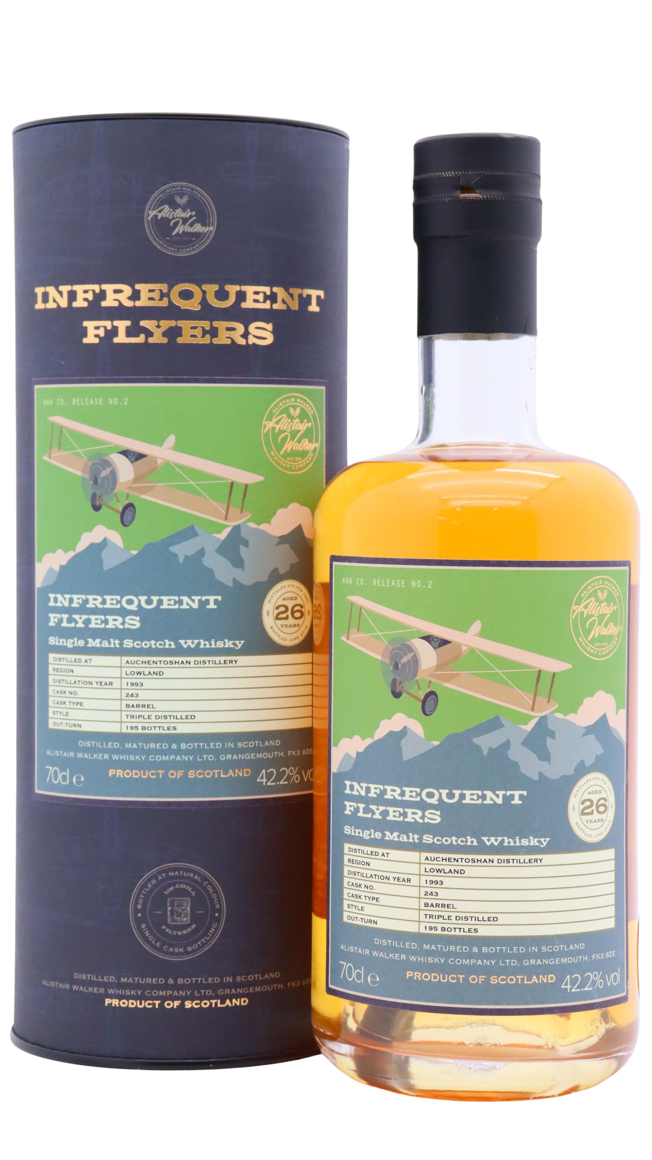 Auchentoshan Infrequent Flyers Single Cask #243 1993 26 Year Old Whisky