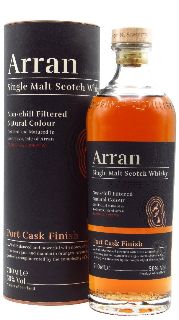 Arran Port Cask Finish Single Malt Scotch Whisky