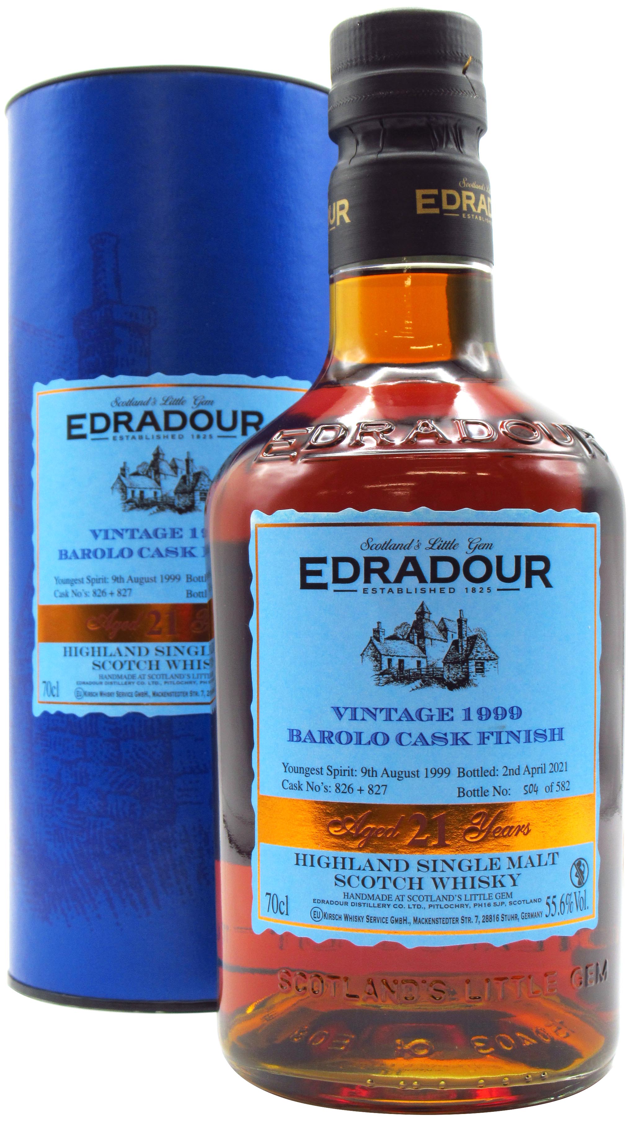 Edradour Small Batch Barolo Cask Finish Single Malt Scotch Whisky