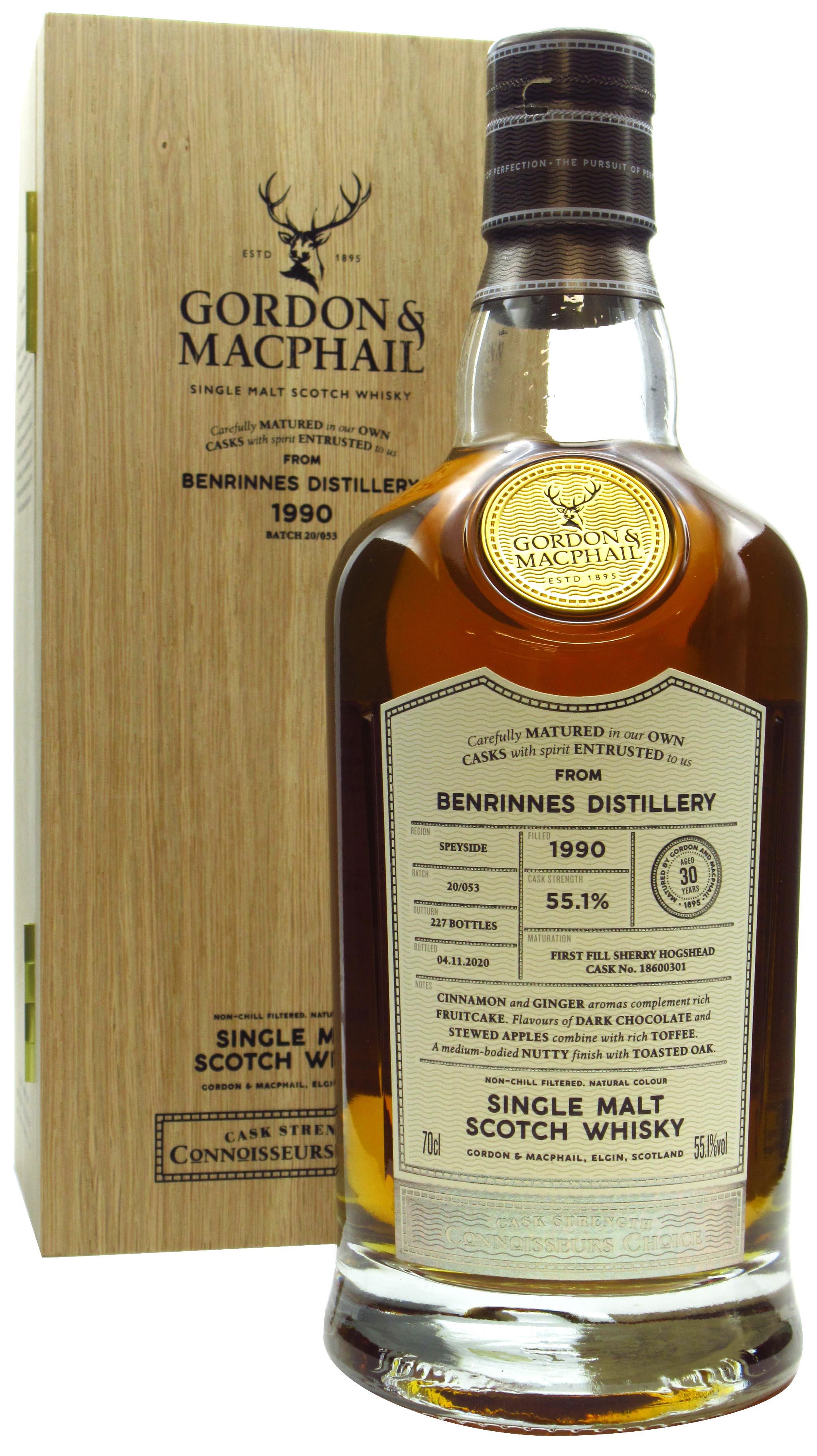 Benrinnes Connoisseurs Choice Single Cask #18600301 Whisky