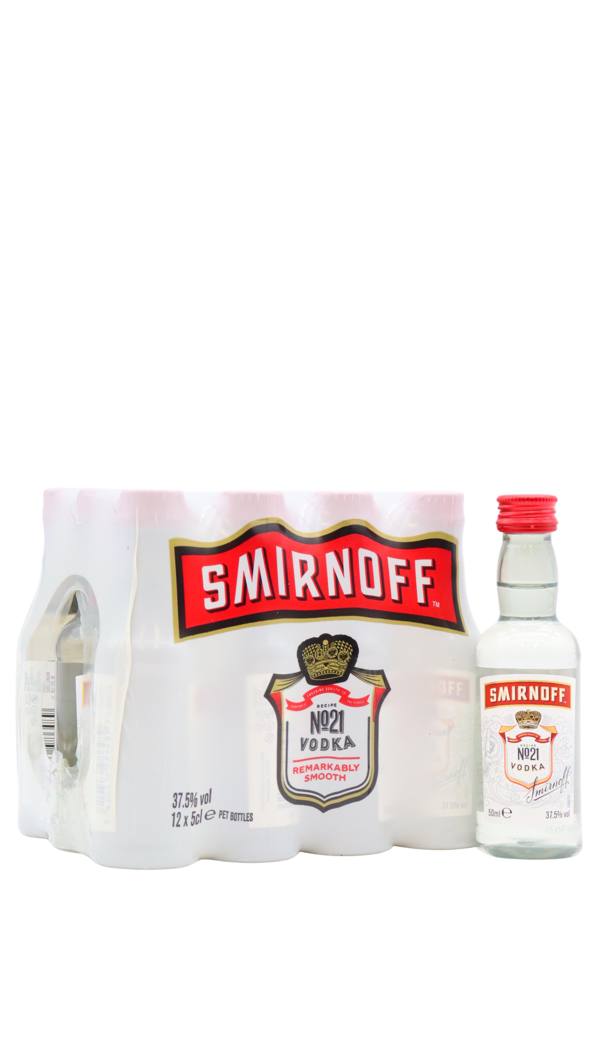 Smirnoff Red No. 21 Label Vodka