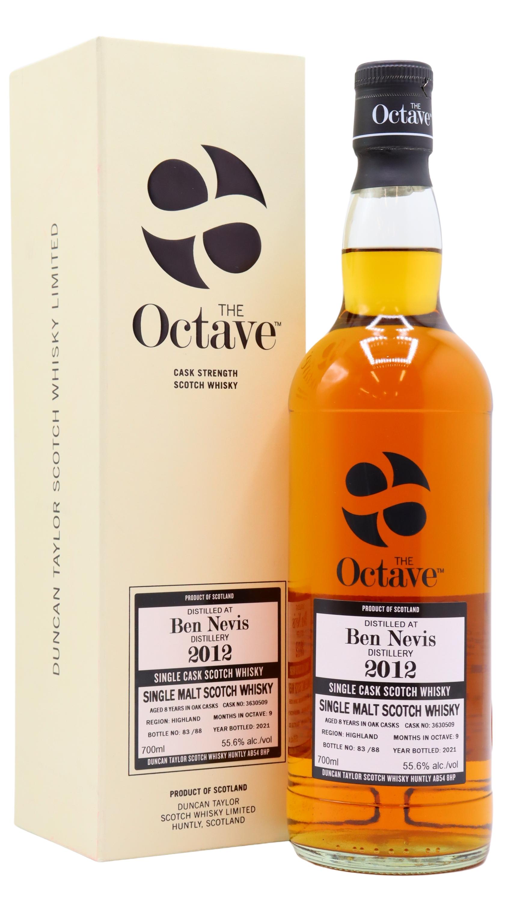 Ben Nevis The Octave Single Sherry Cask #3630509 2012 8 Year Old Whisky
