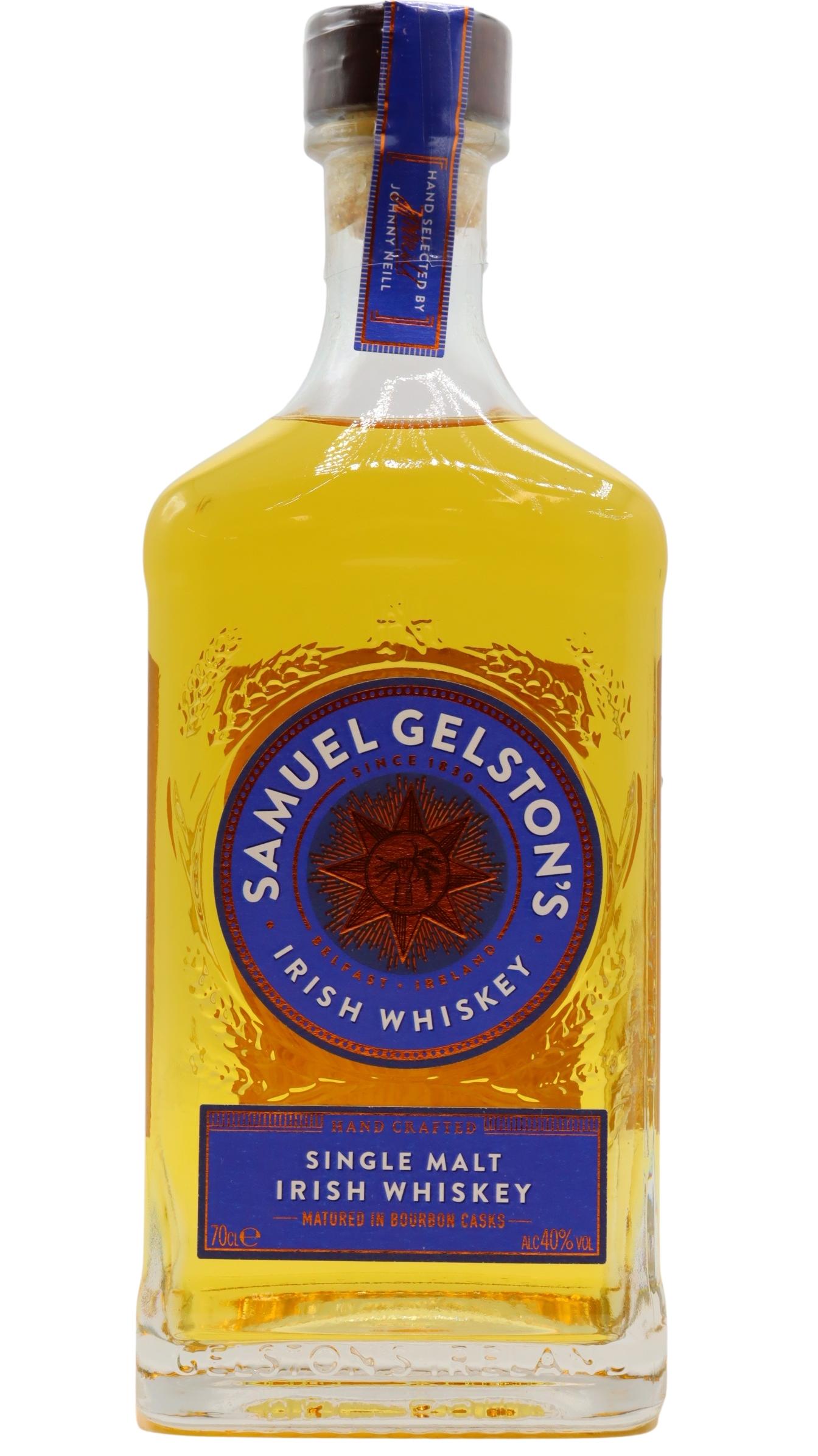 Gelston's Irish Single Malt Whiskey 70Cl