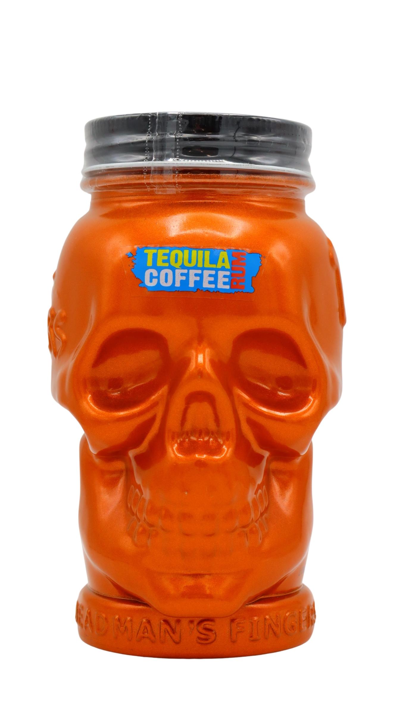 Dead Man's Fingers Dark Limited Edition Skull Jar Tequila Coffee Rum
