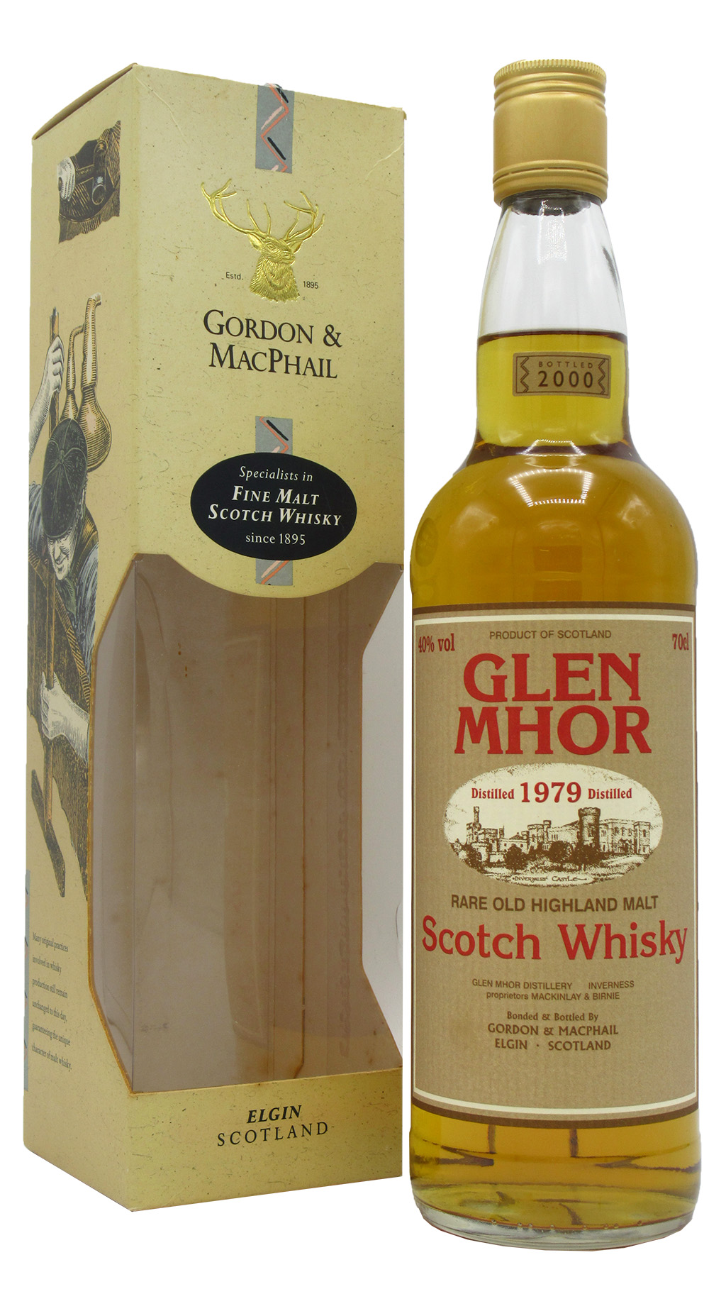 Glen Mhor (silent) Gordon & MacPhail Single Malt Scotch Whisky