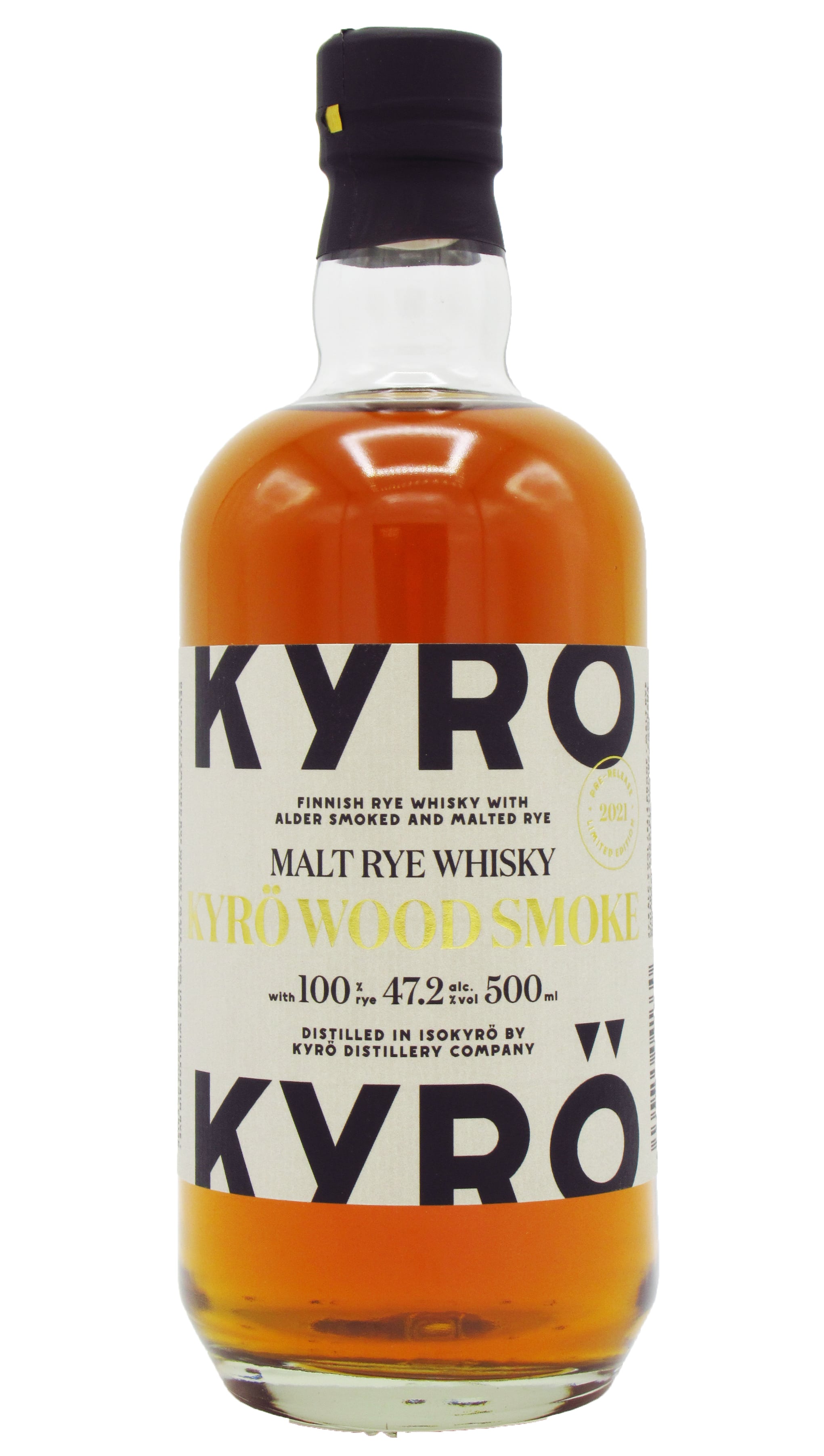 Kyro Wood Smoke Rye Malt Whisky (500 mL)