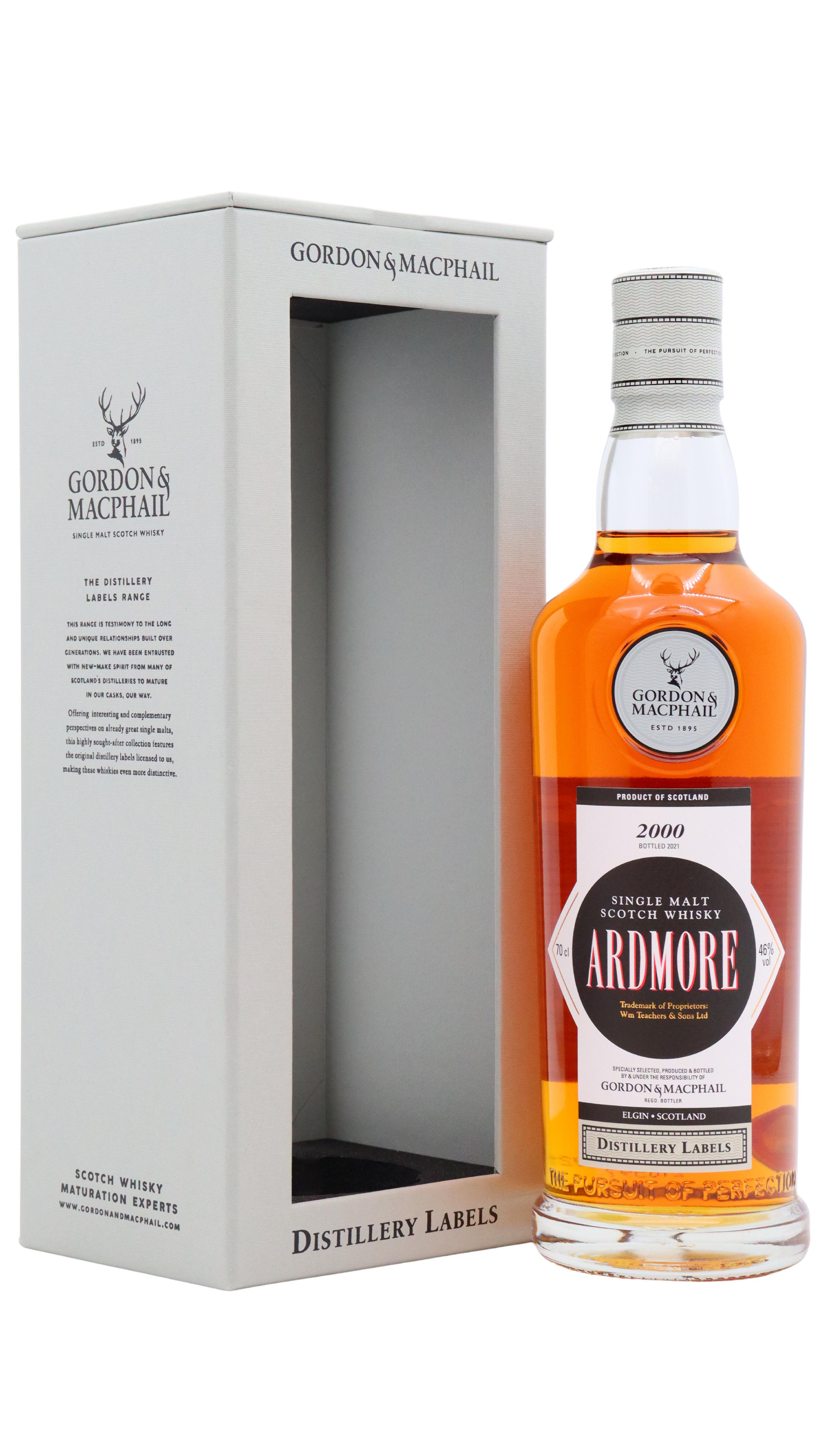 Ardmore Gordon & Macphail Distillery Labels Single Malt Sc 2000 Whisky