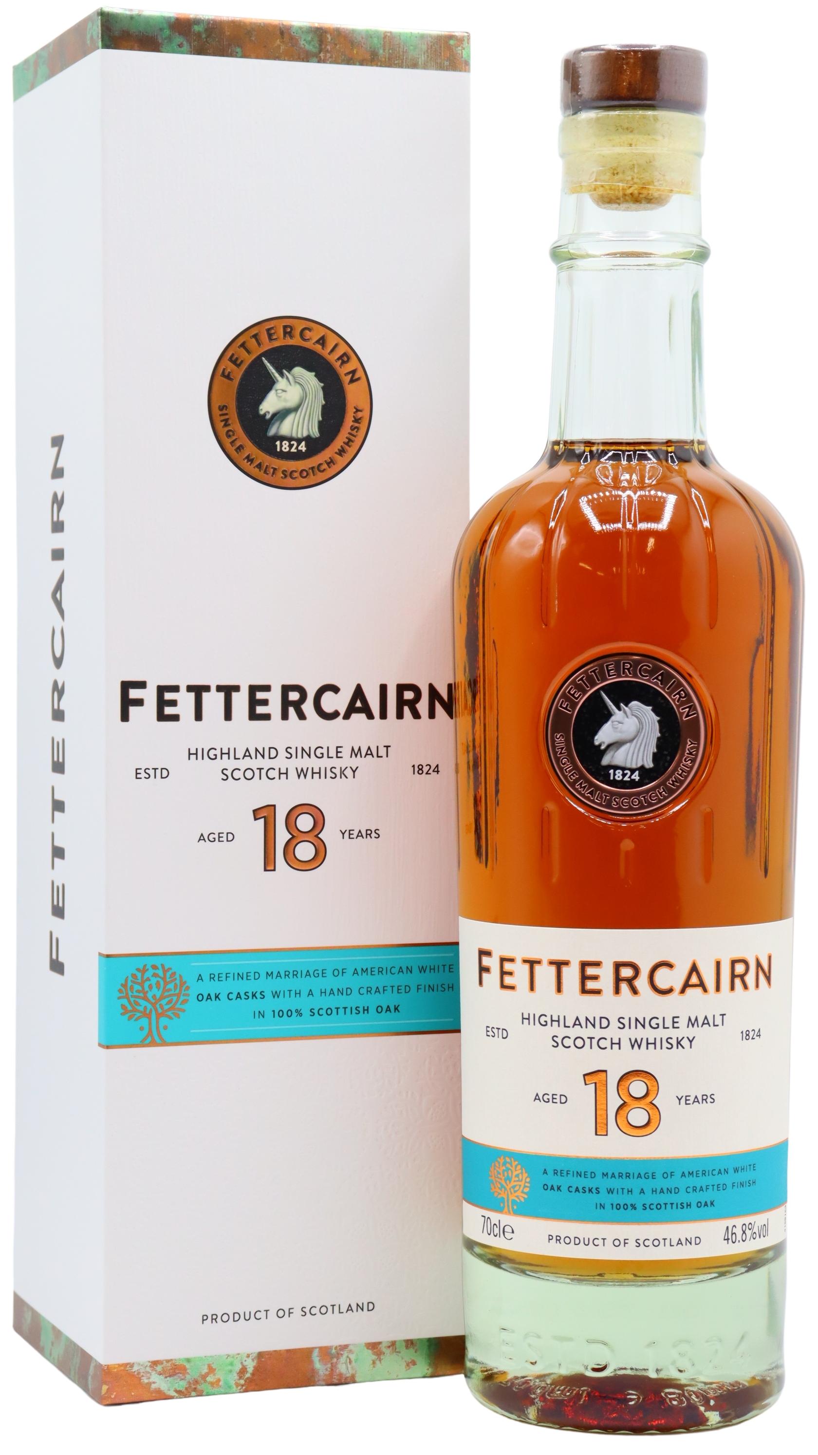 Fettercairn Highland Single Malt Scotch 18 Year Old Whisky