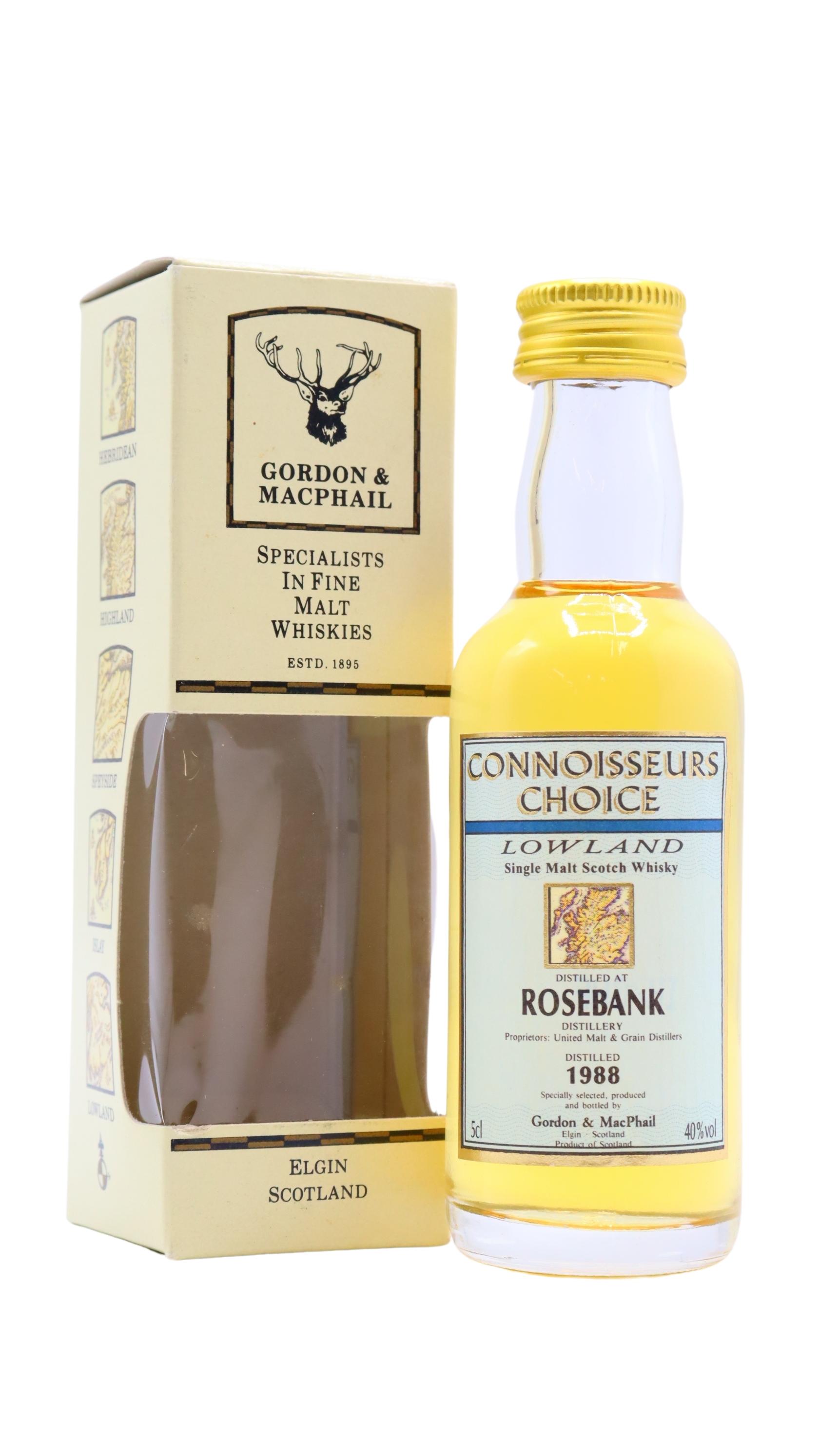 Rosebank (silent) Connoisseurs Choice Single Malt Scotch Whisky Miniature
