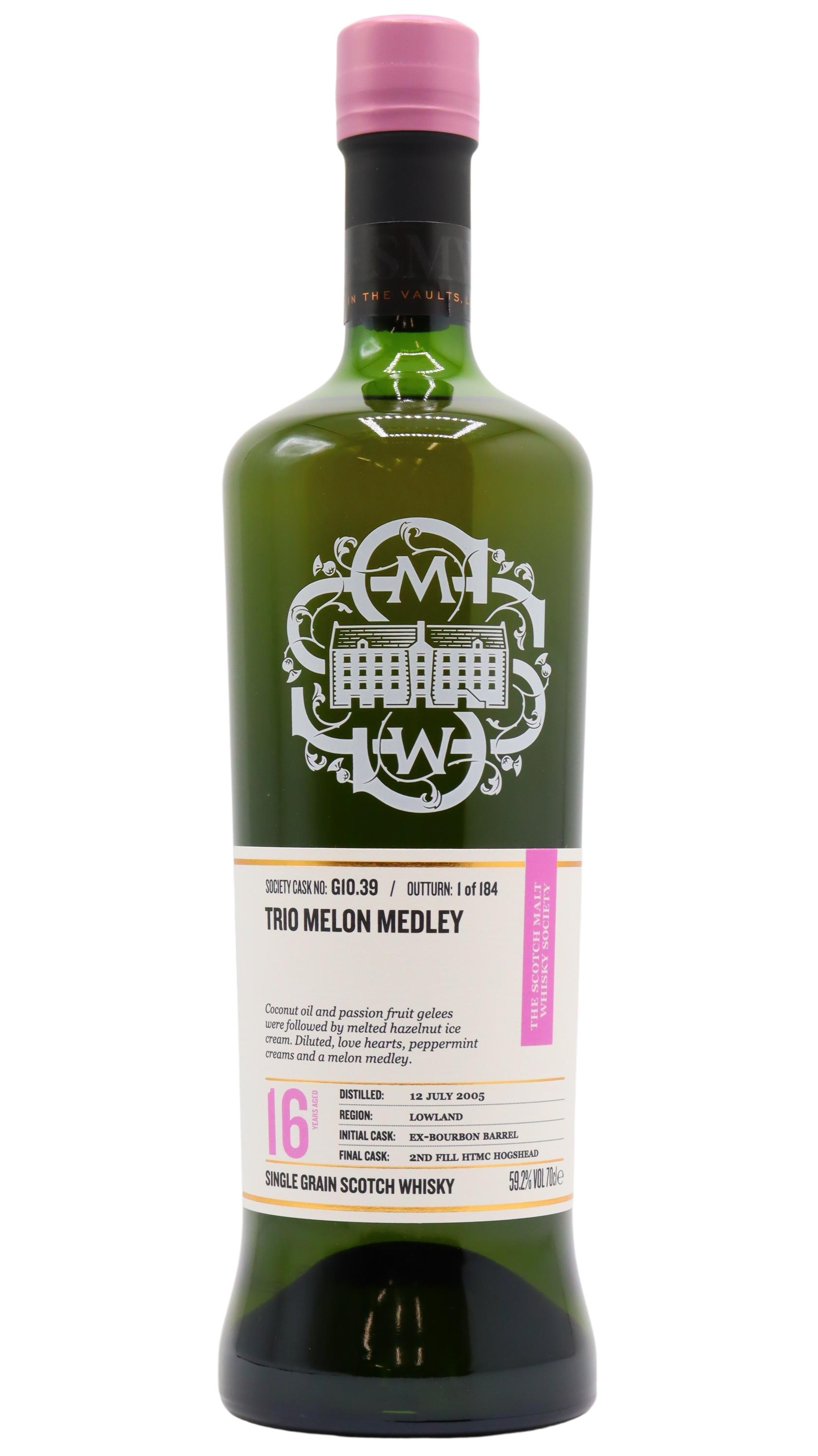 Strathclyde Smws Society Cask No. G10.39 2005 16 Year Old Whisky