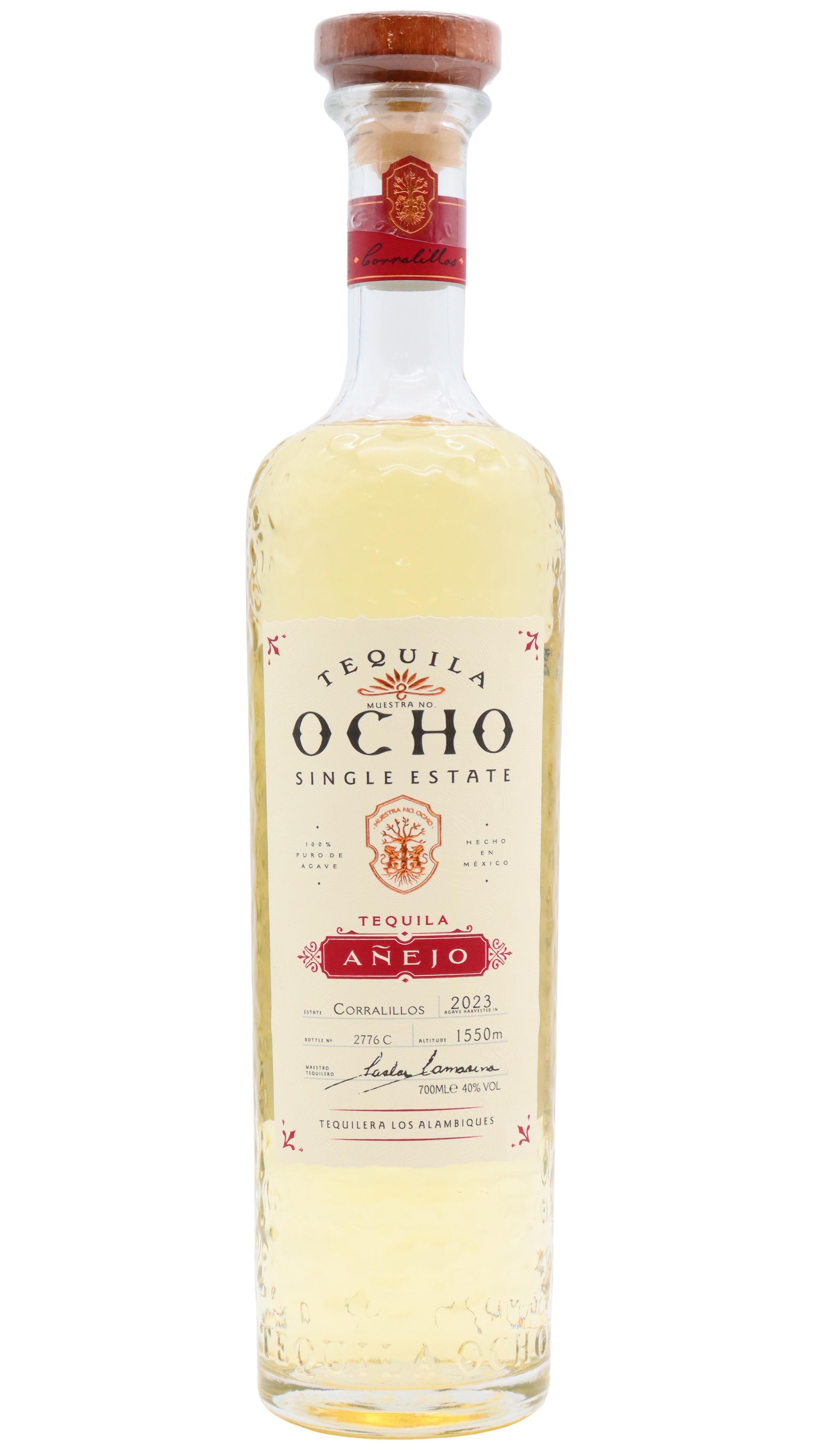 Ocho Light/Amber Anejo Agave Tequila