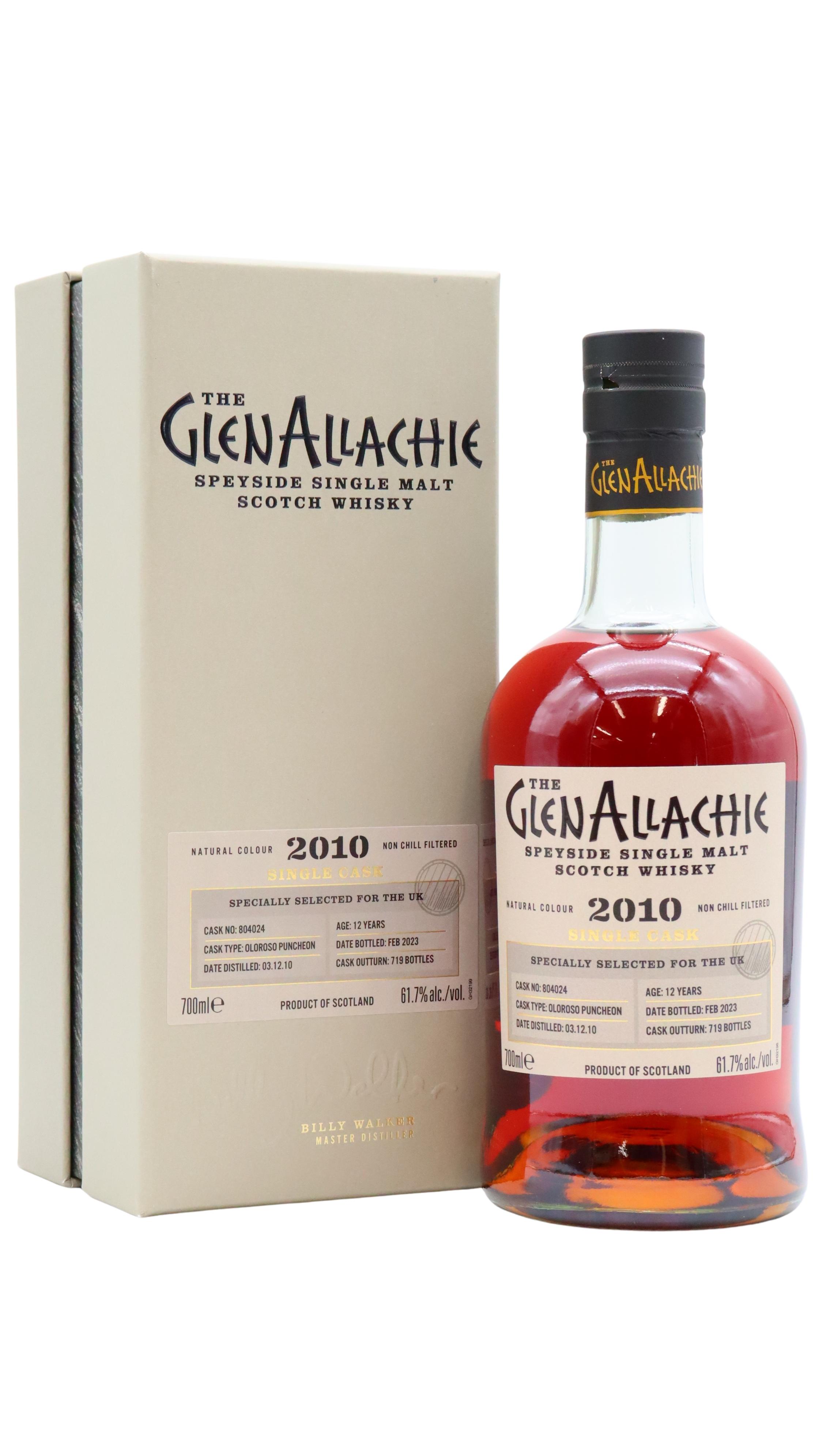 GlenAllachie Single Cask #804024 - Oloroso Cask 2010 12 year old Whisky