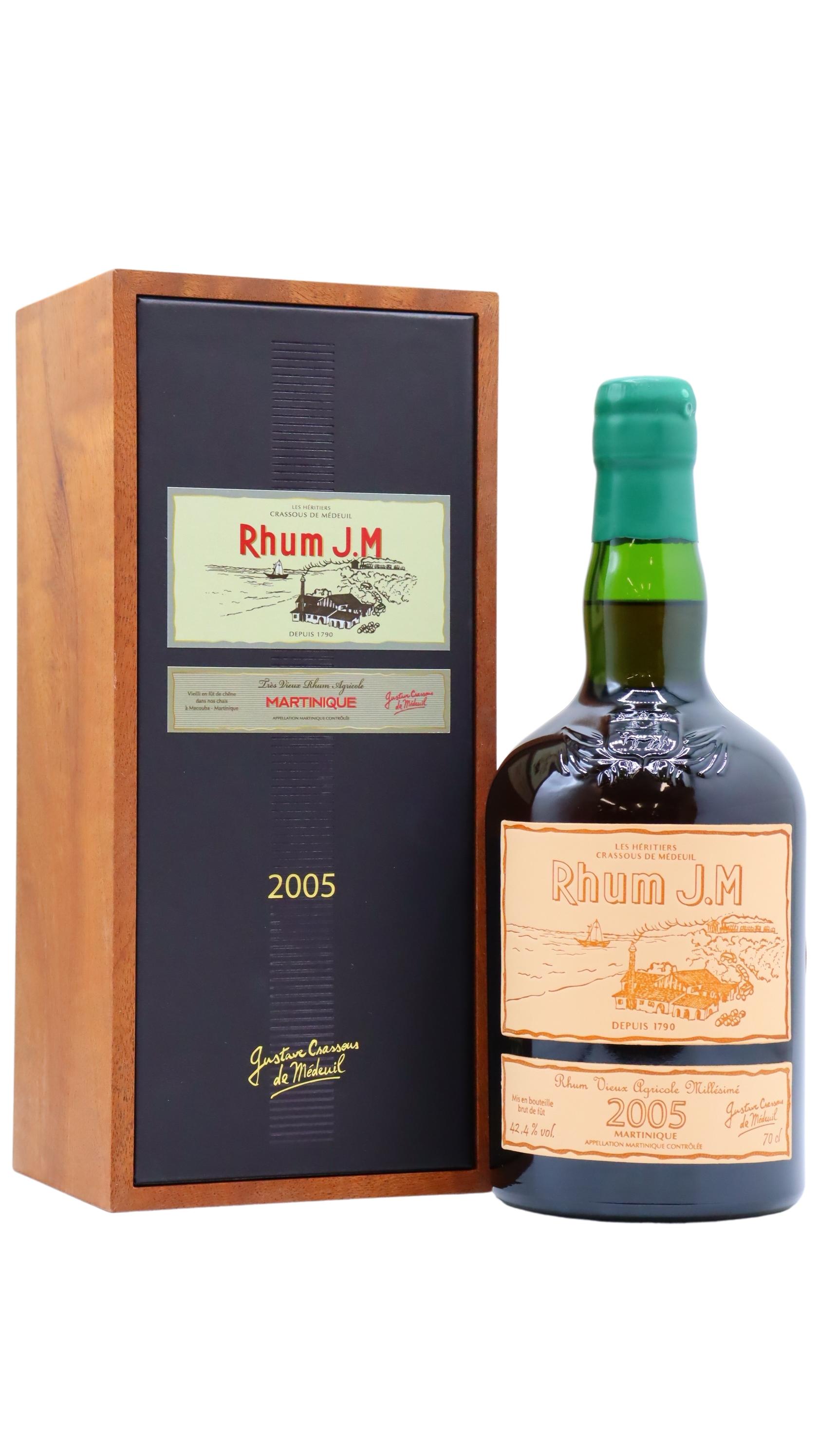 Rhum J.m Vieux Millesime 2005 Rum