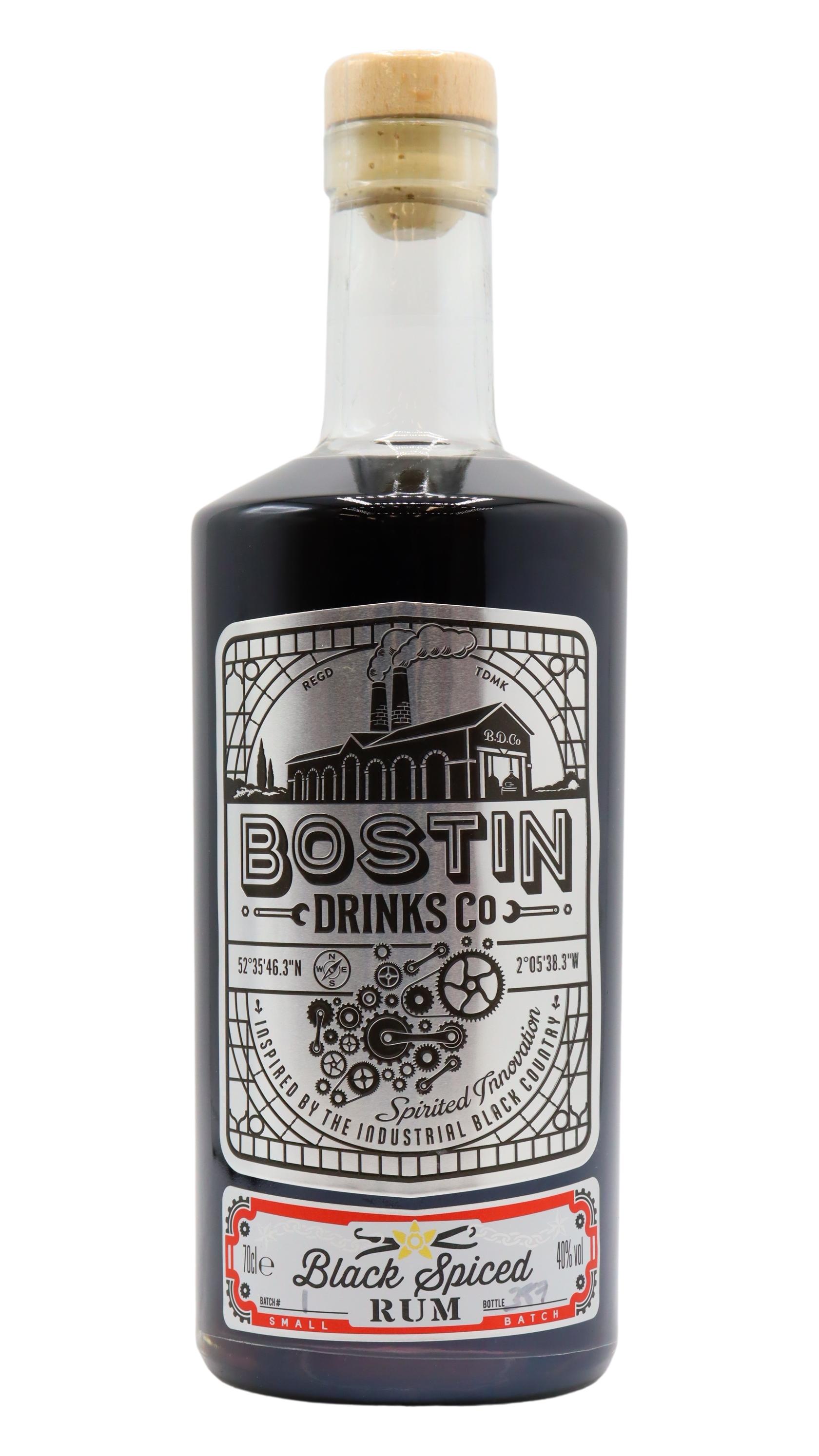 Bostin Drinks Co. Black Spiced Rum
