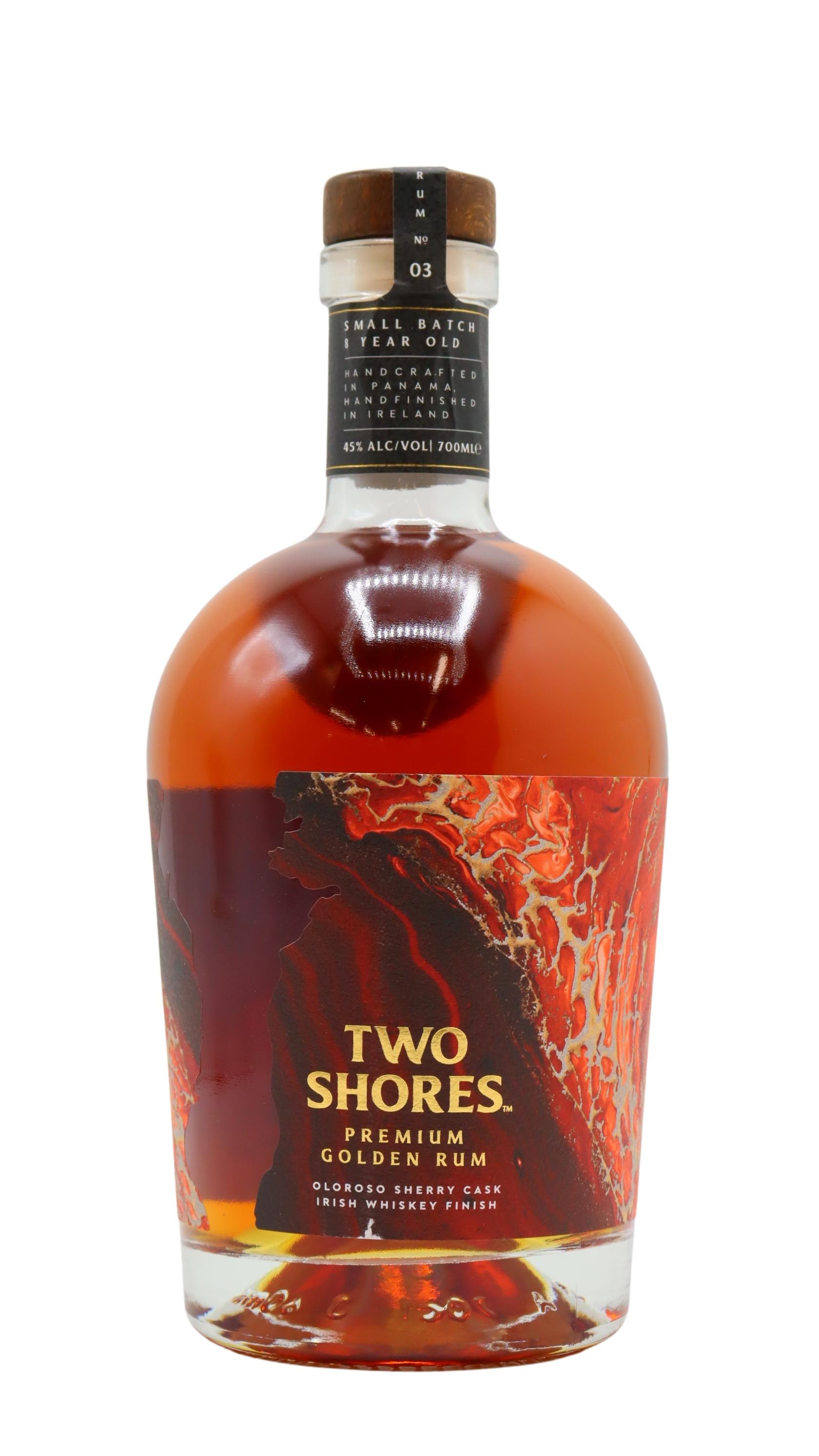 Two Shores Golden Oloroso Sherry Cask Rum Size 45