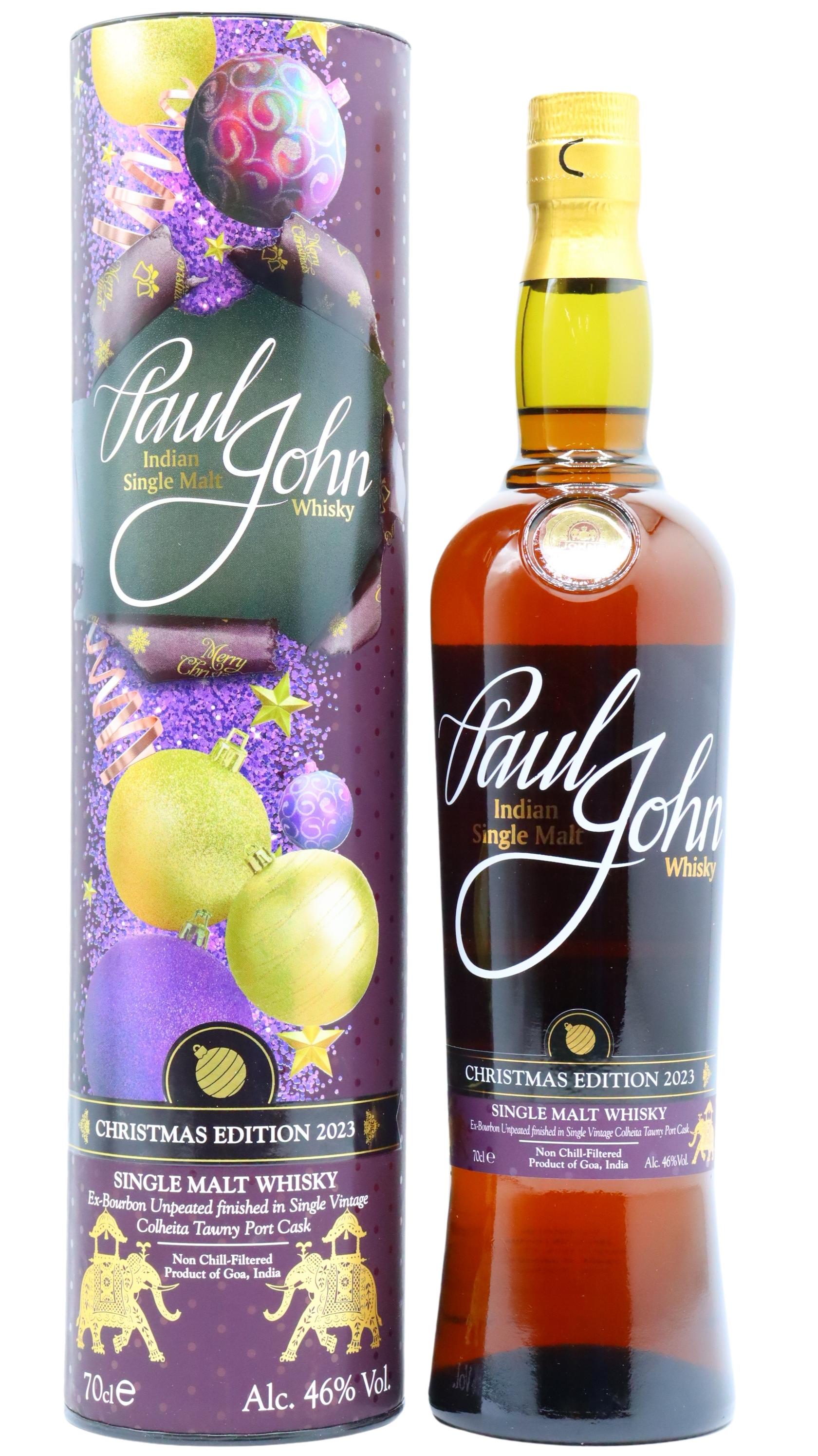 Paul John Christmas 2023 Edition Indian Single Malt Whisky