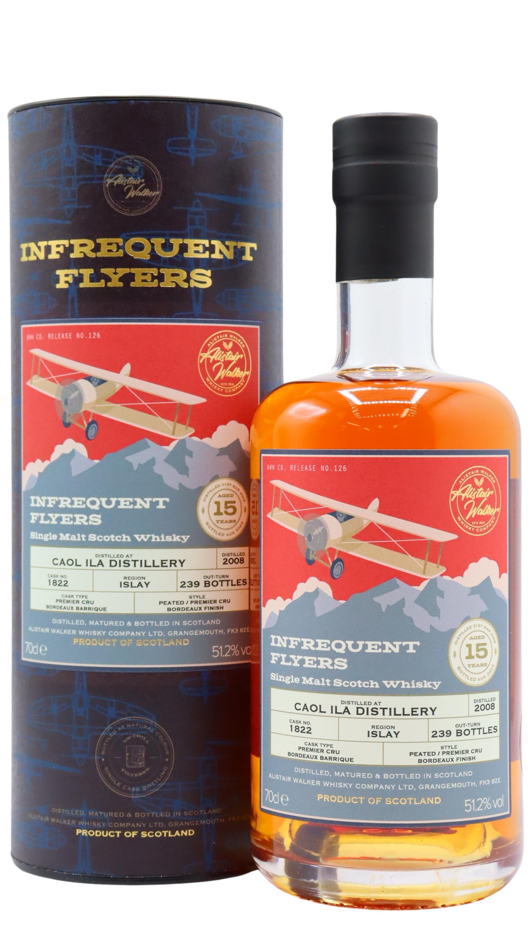Caol Ila Infrequent Flyers Single Bordeaux Red Wine Cask #1822 Whisky
