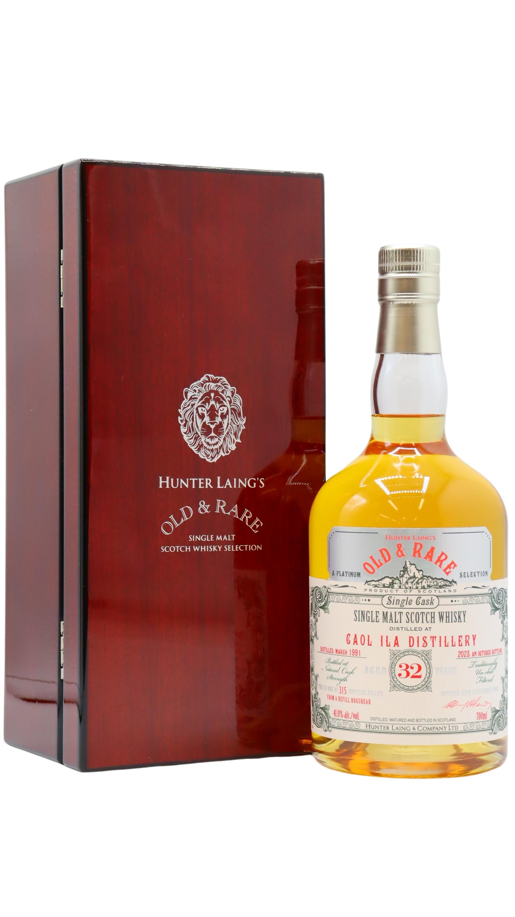 Caol Ila Hunter Laing's Old & Rare Single Cask Single Malt Scotch Whisky