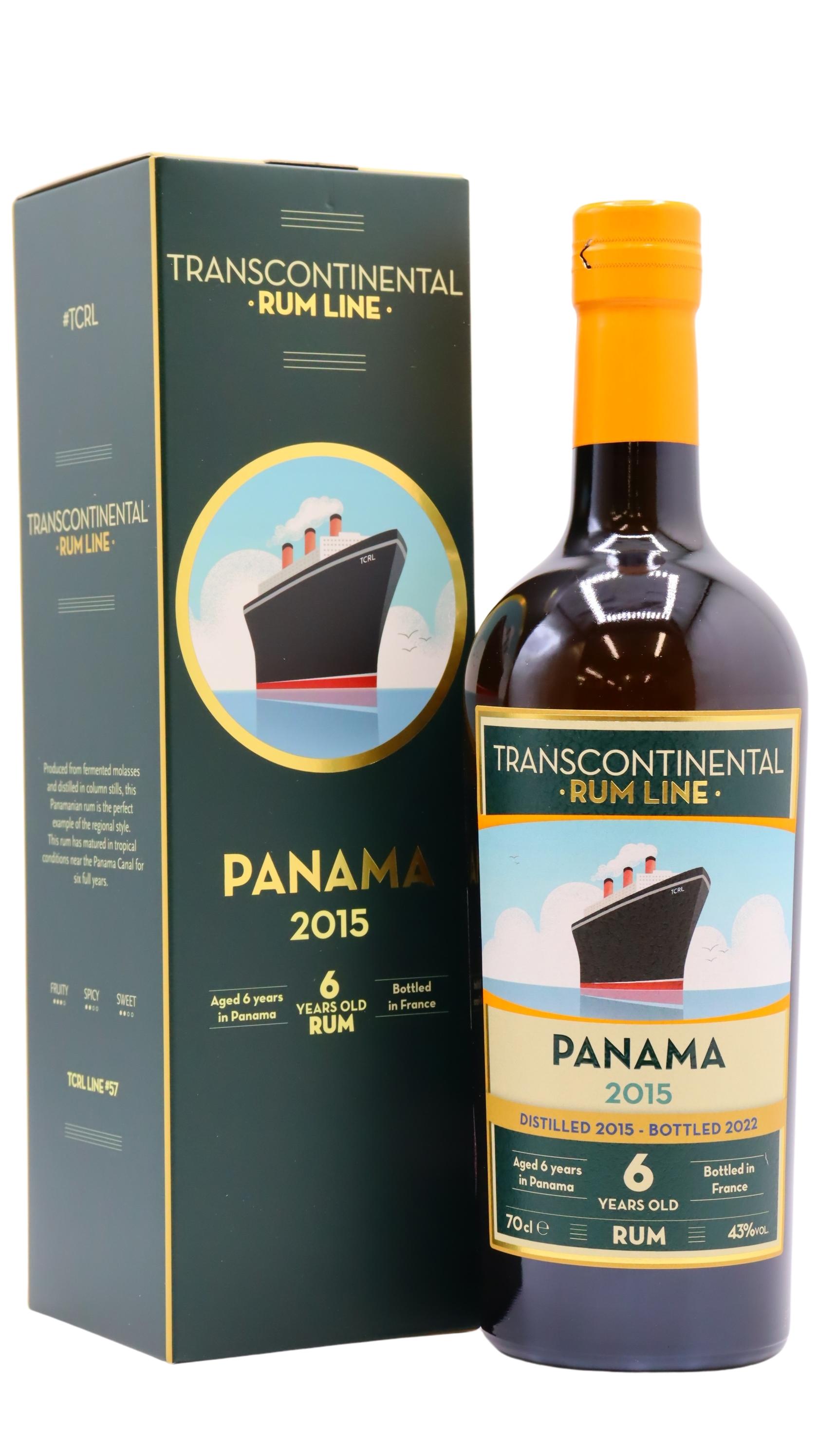 Transcontinental Rum Line Panama 2015 6 Year Old Rum