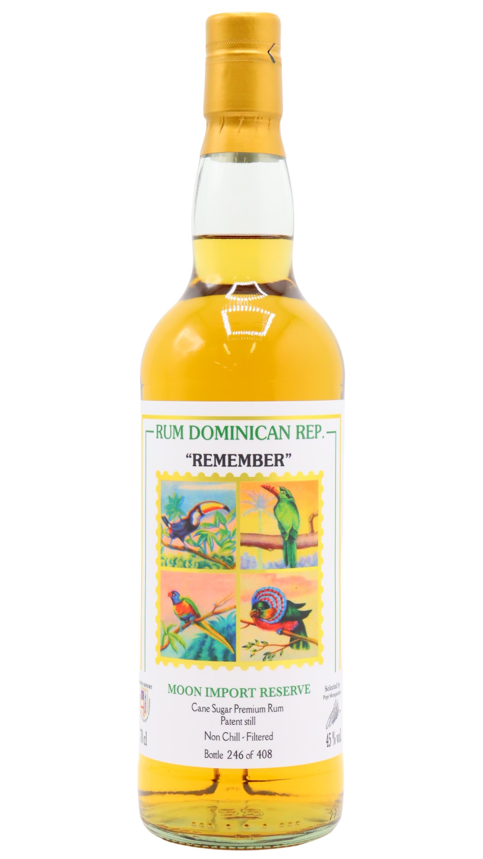 Moon Import Dominican Republic Small Batch Rum