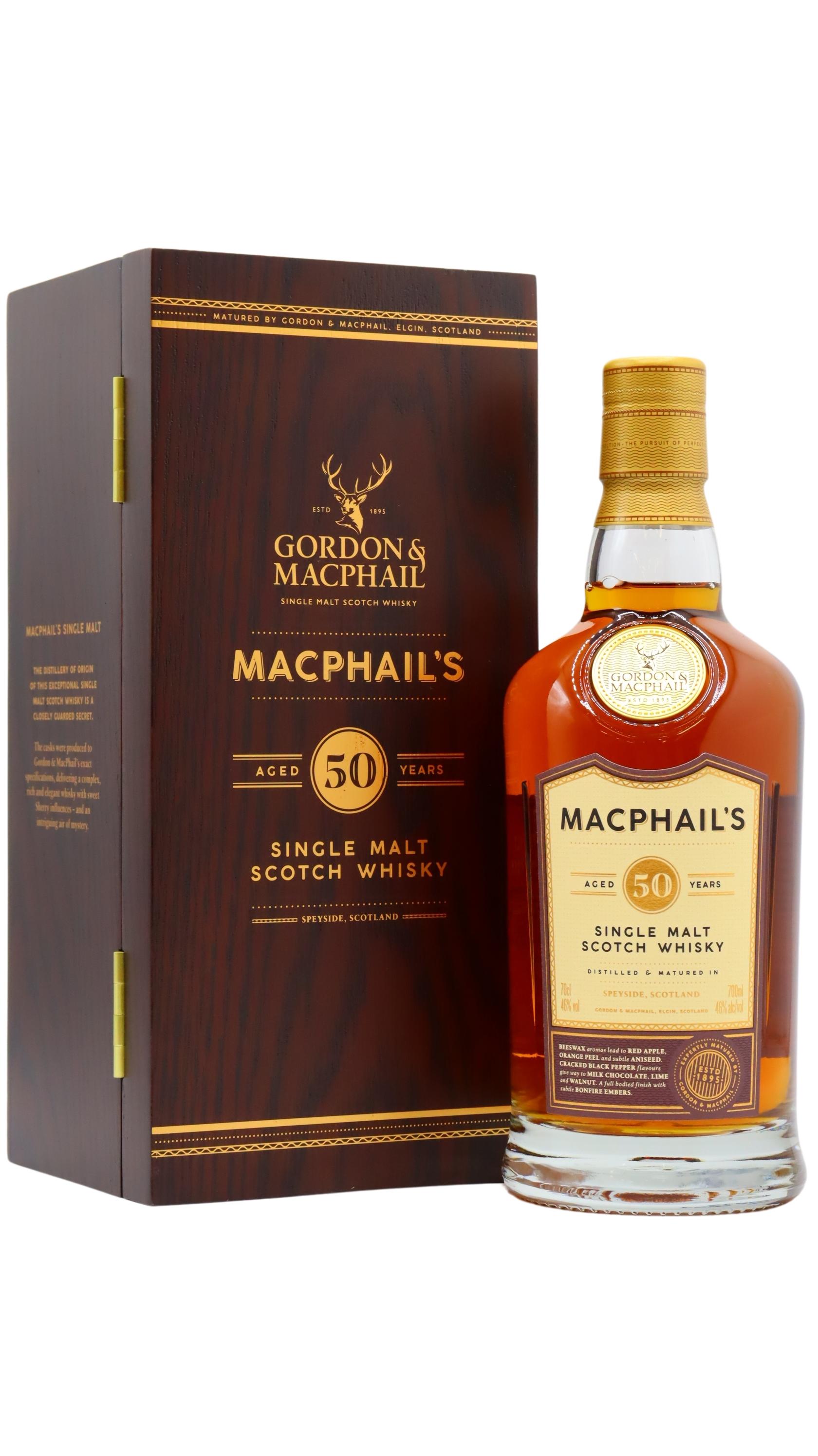 Macphail's Speyside Single Malt Scotch 50 Year Old Whisky