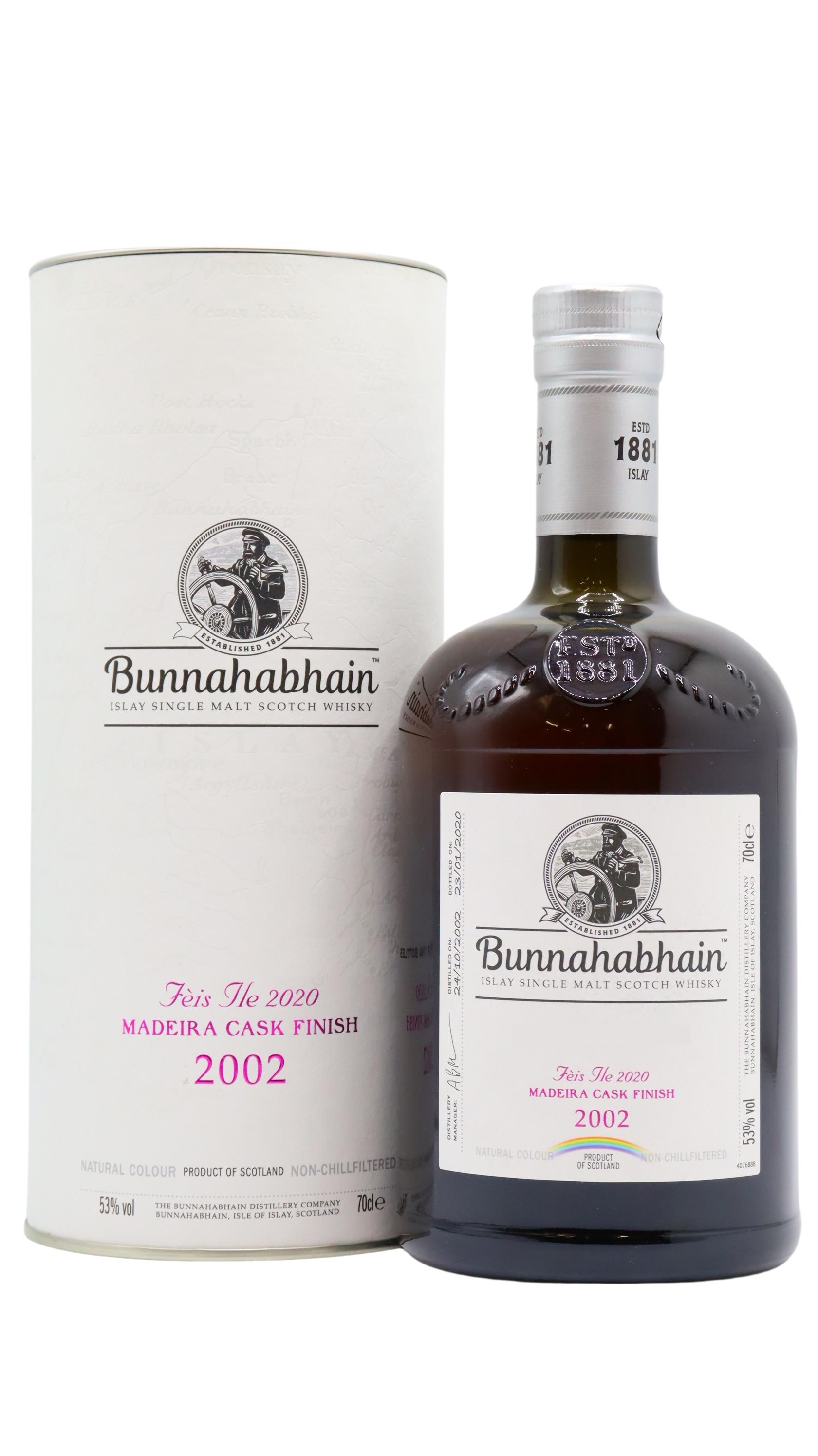 Bunnahabhain Feis Ile 2020 - Madeira Cask Finish Islay Single M 2002 Whisky