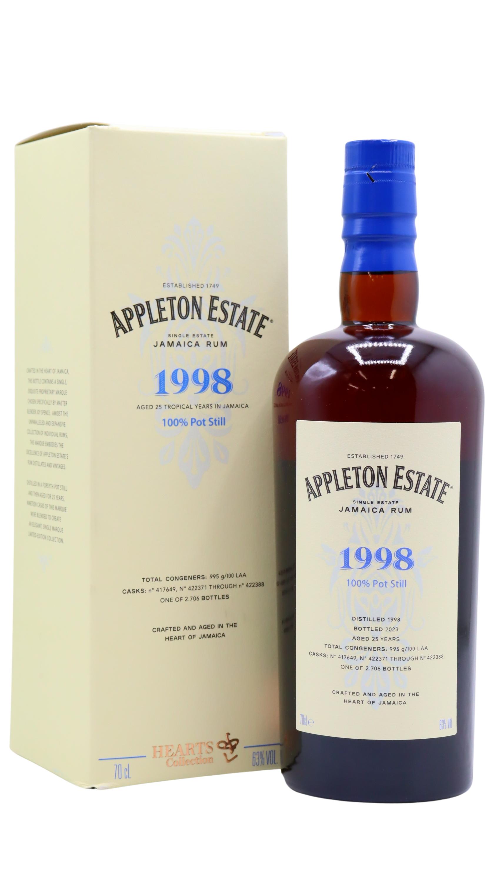 Appleton Estate Hearts Collection 1998 25 Year Old Rum