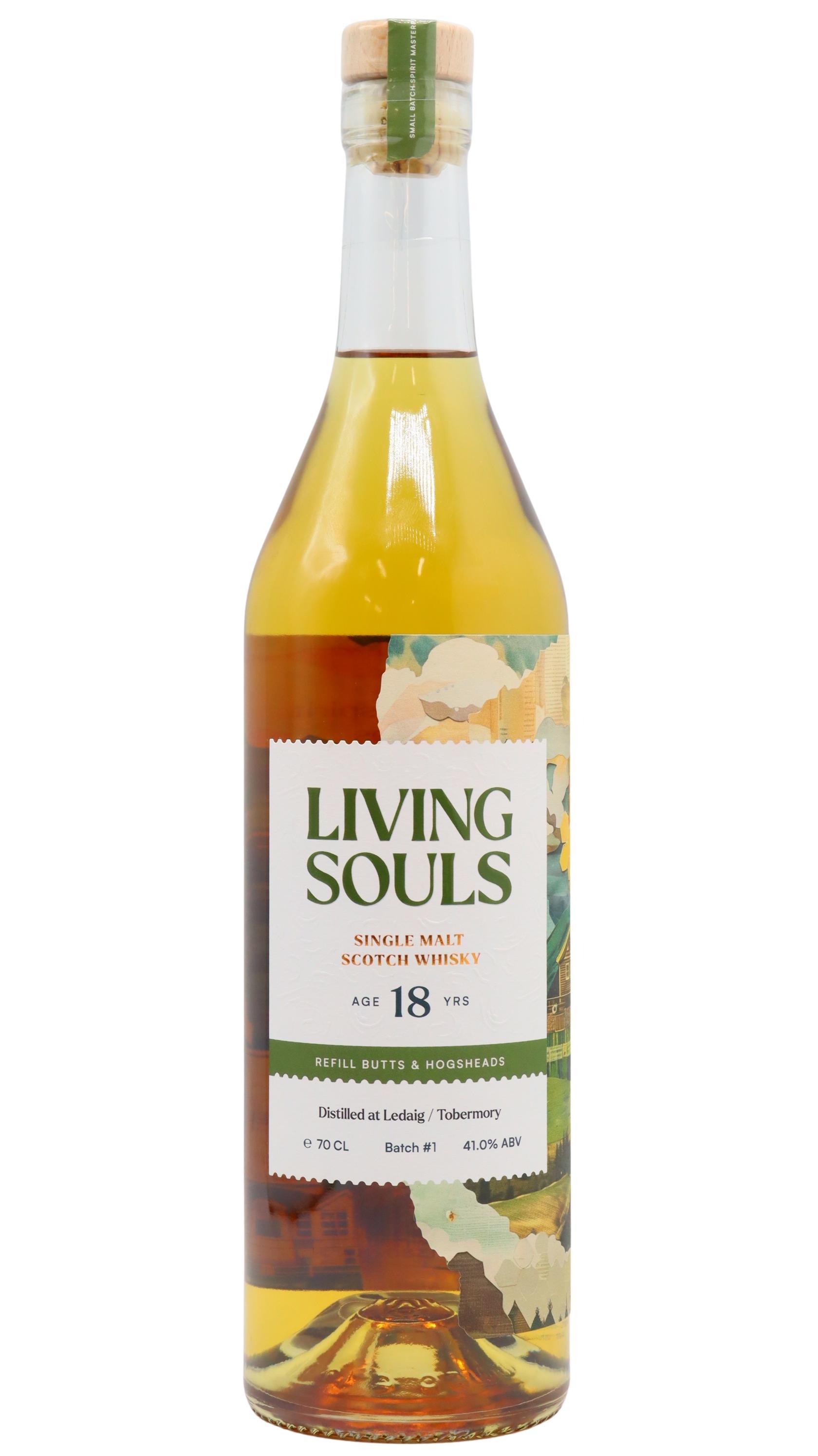 Ledaig Living Souls Single Malt Scotch 18 Year Old Whisky