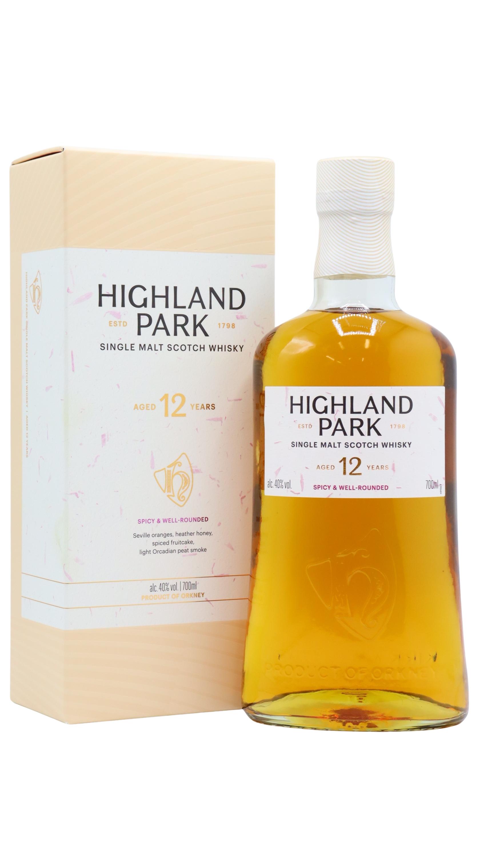 Highland Park Single Malt Scotch 12 Year Old Whisky