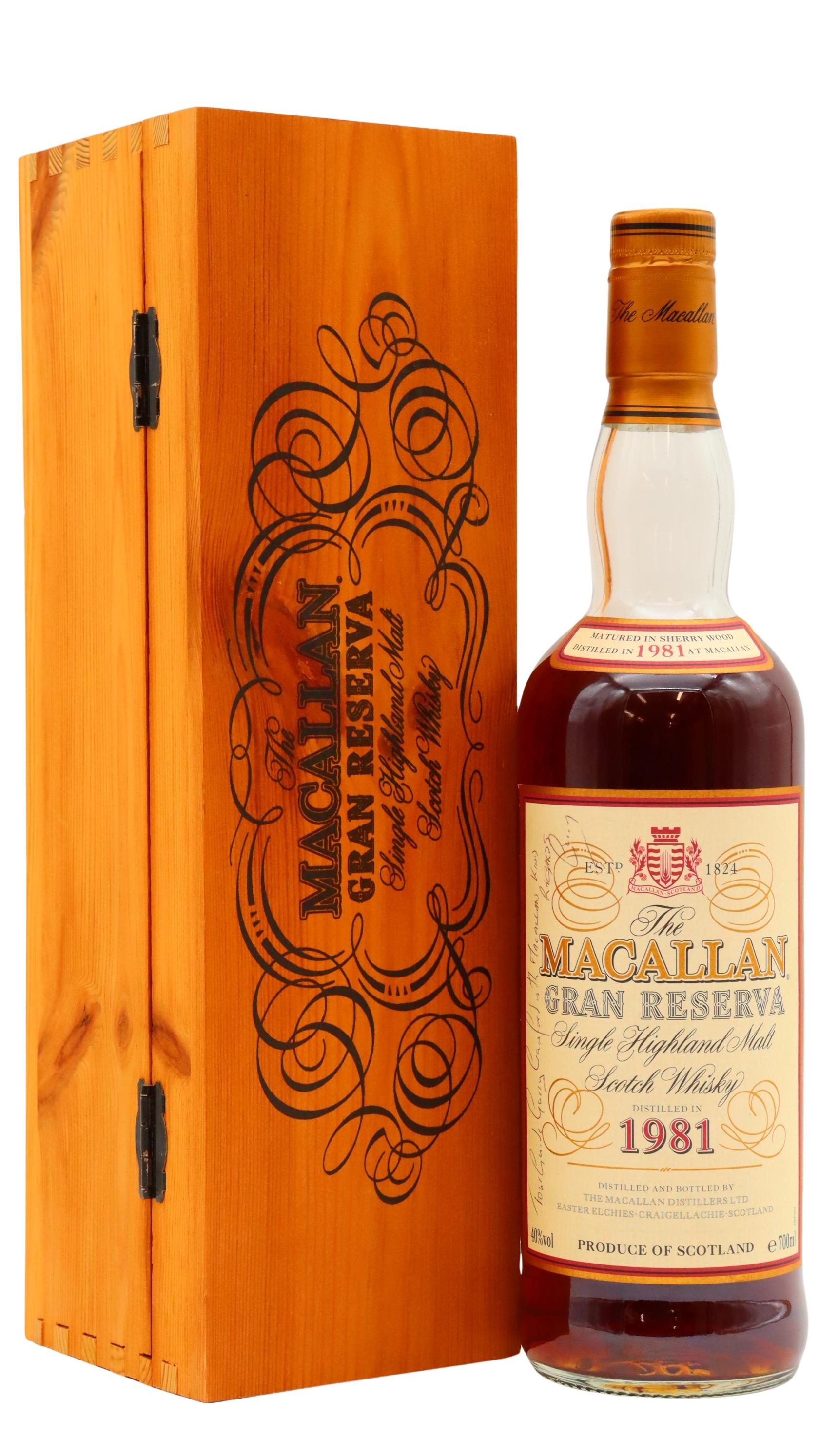 The Macallan 2000 Release Gran Reserva Highland Single Malt Scotch Whisky