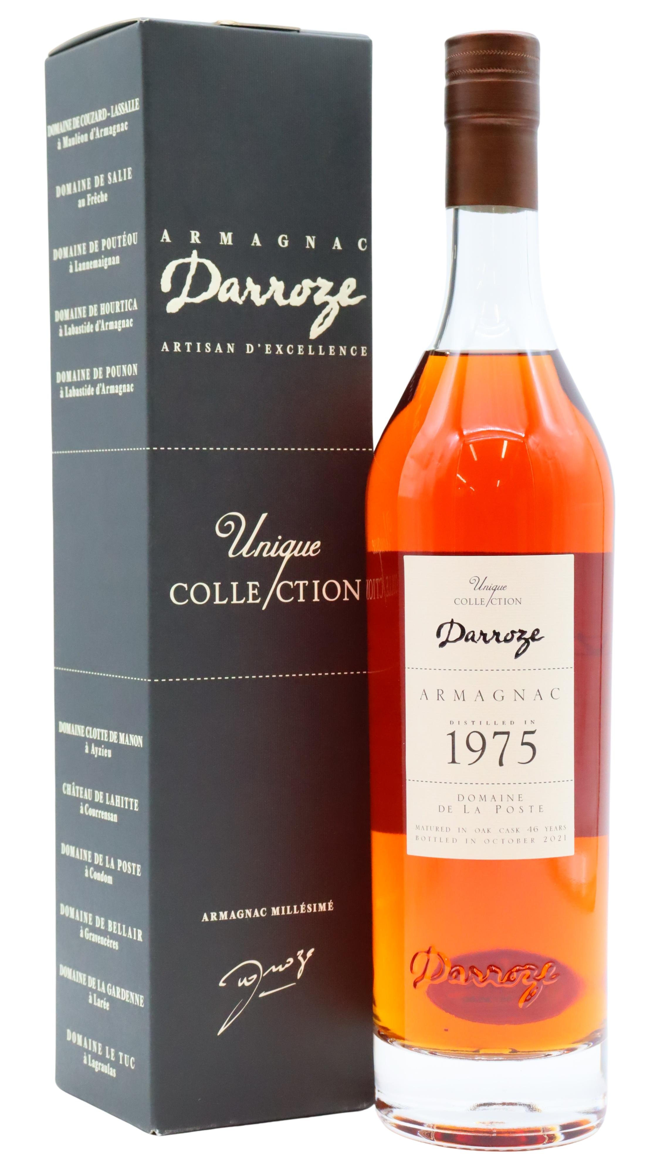 Darroze Domaine La Poste 1975 46 Year Old Armagnac
