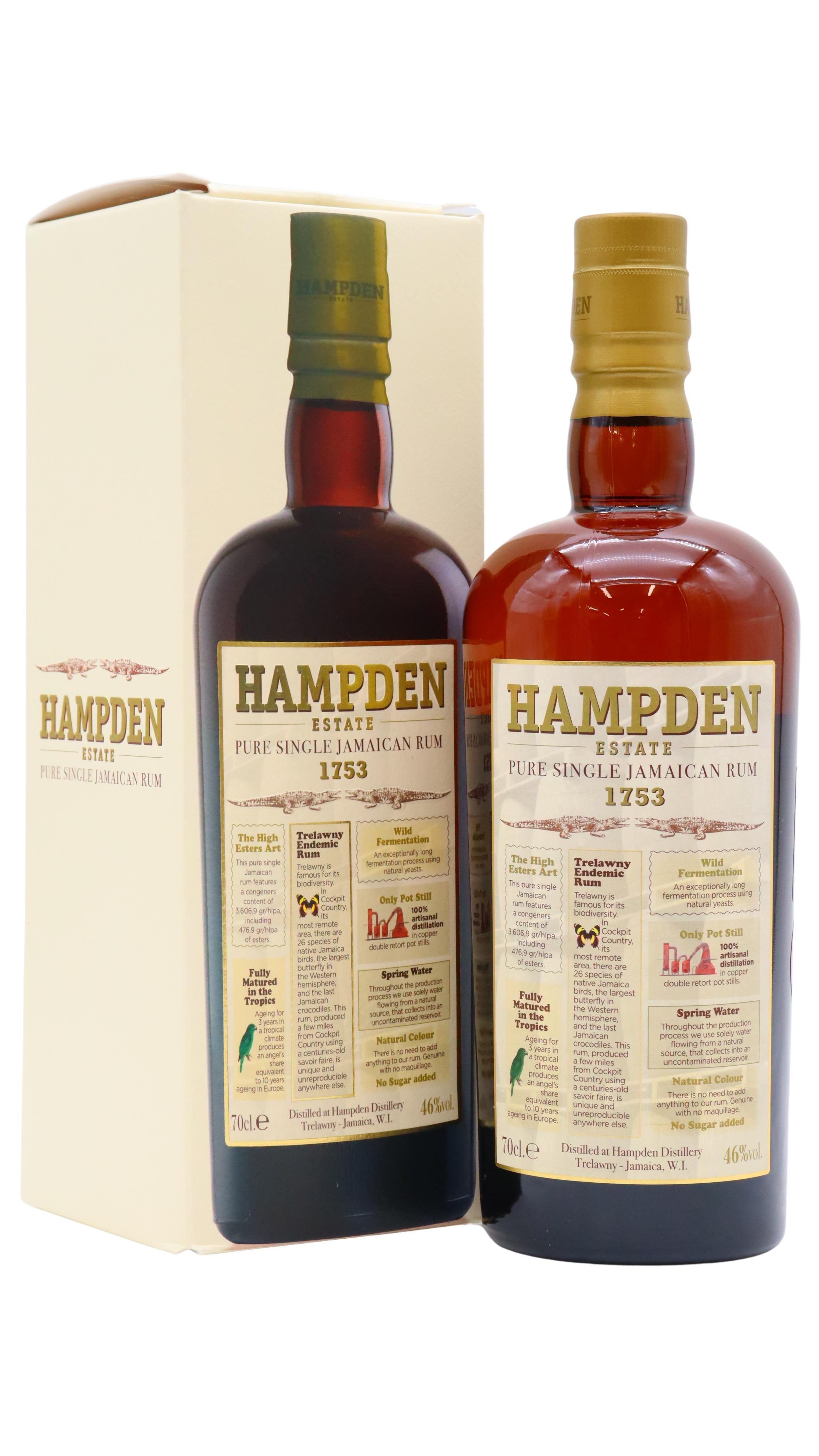 Hampden Estate 1753 Pure Single Jamaican Rum